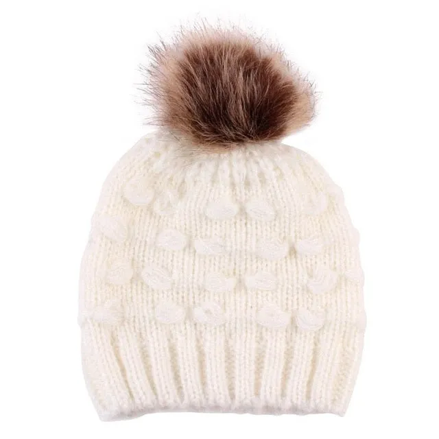 Matching Mother / Baby Wool Winter Hats