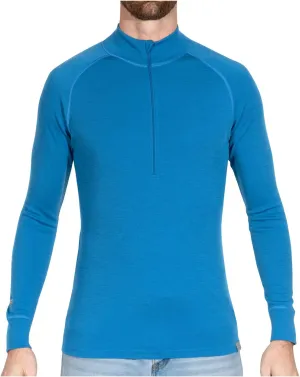 MERIWOOL Mens Base Layer 100% Merino Wool Midweight 250g Half Zip Sweater for Men
