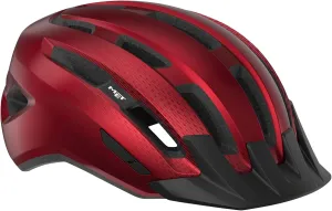 MET Downtown MIPS Helmet, Red Glossy, Medium/Large