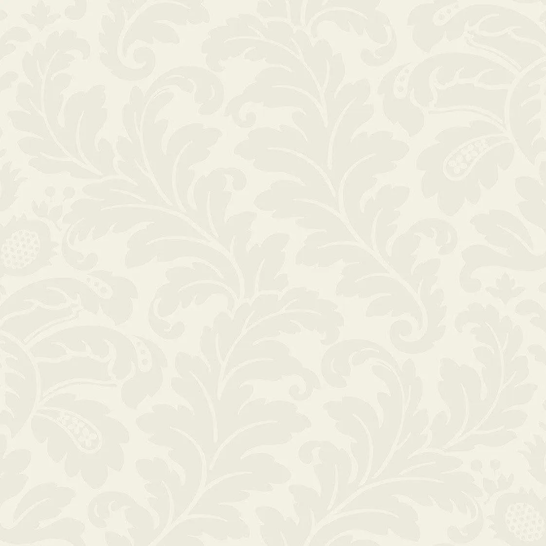 Modern Romance Wallpaper Sample // White