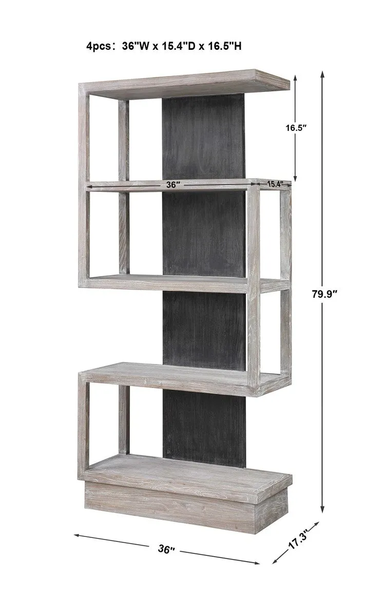 Nicasia Modern Etagere