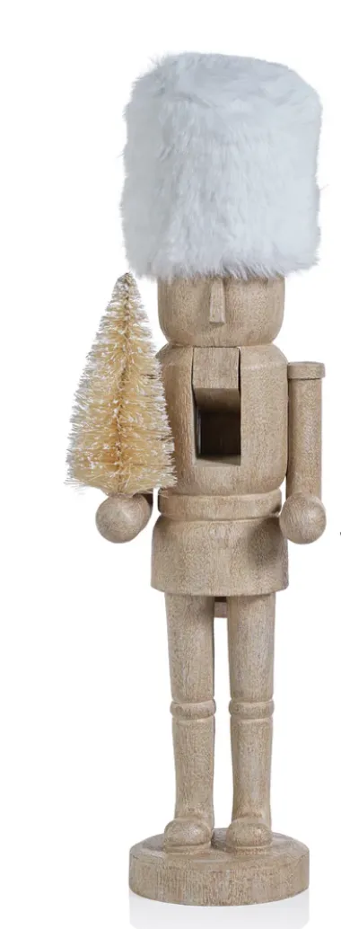 Nutcrackers with White Fur Hats