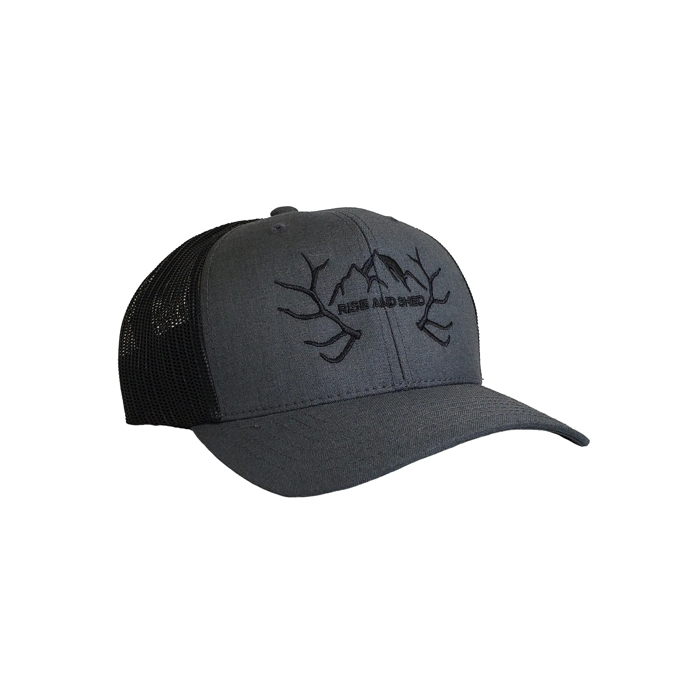OG RISE AND SHED BENT BRIM "CHARCOAL/ BLACK"