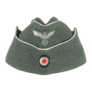 Original Excellent German WWII Unissued Heer Army Officer Wool M38 Overseas Cap - size 54
