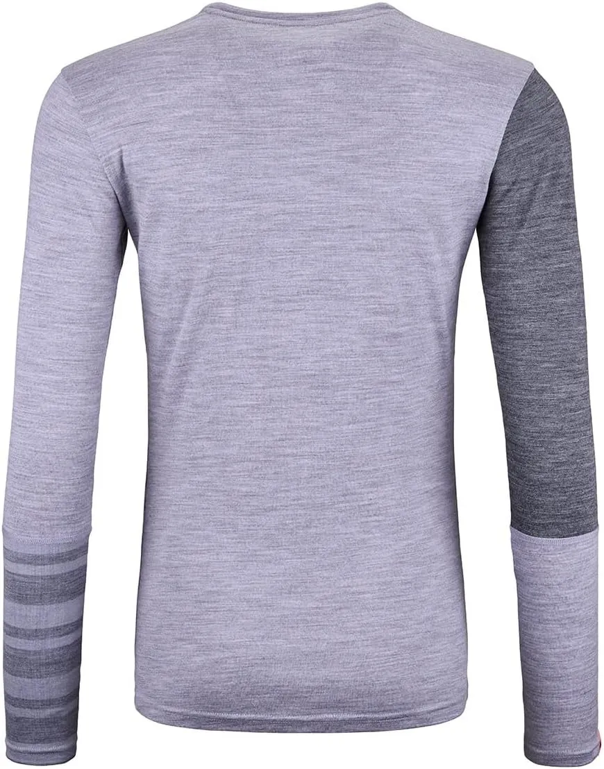Ortovox Women's 185 Rock'n'Wool Long Sleeve Base Layer, Soft Breathable Merino Wool Base Shirt for Winter Touring & Skiing