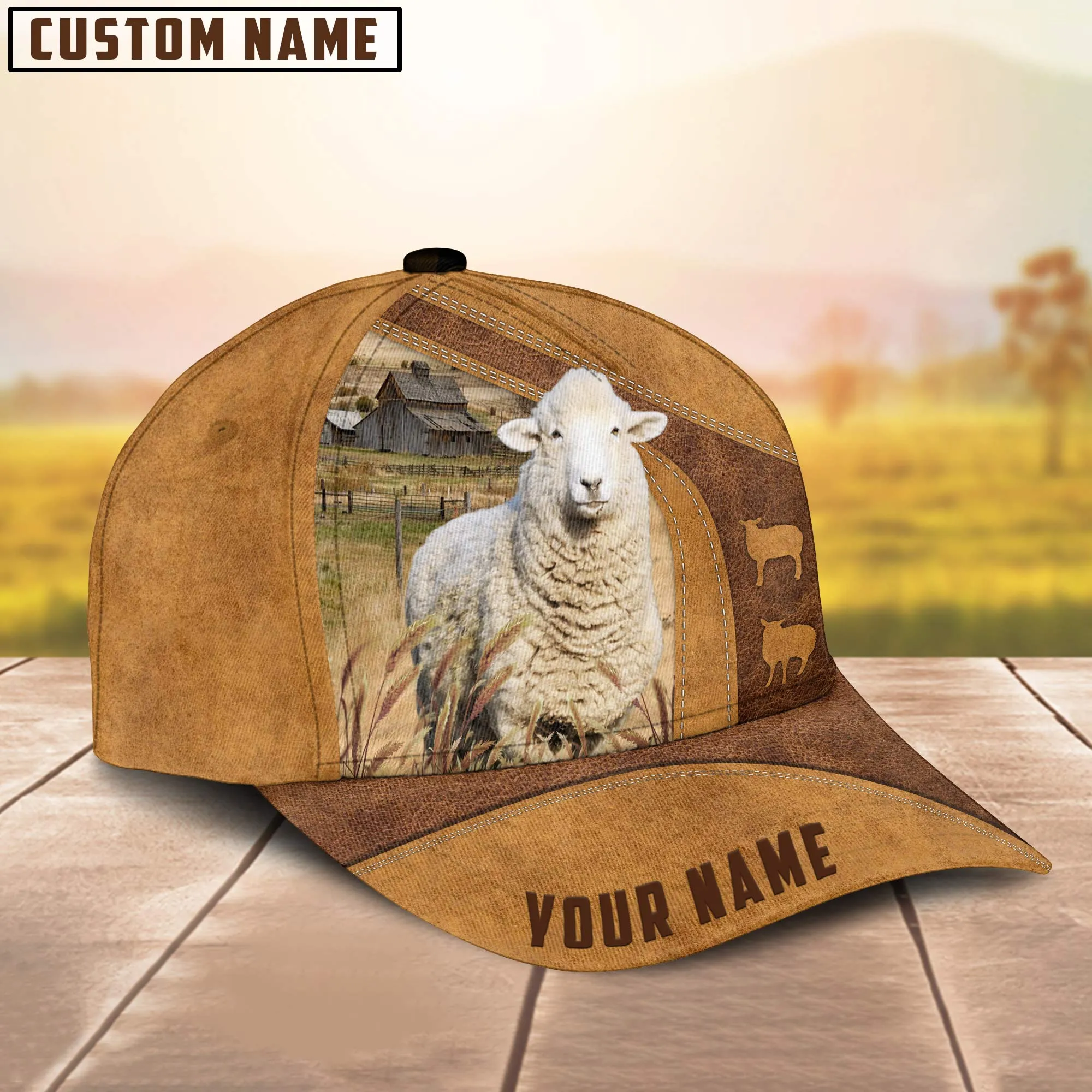 Personalized Sheep Cap , Sheep Baseball Hat, Farm Baseball Hat, Cap Hat For Farmer Farm Lover