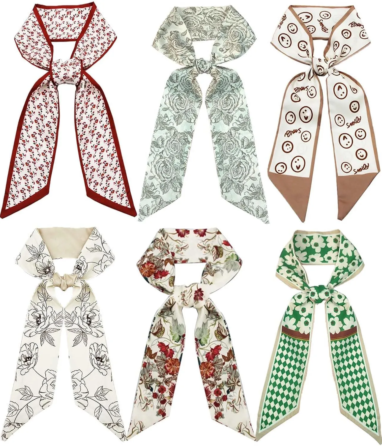 Purse Scarf Handbags For Women Skinny Hair Neck Accessories Scarves With Bag Scarfs Handle Fashion Lightweight