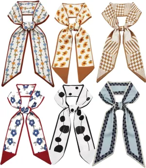 Purse Scarf Handbags For Women Skinny Hair Neck Accessories Scarves With Bag Scarfs Handle Fashion Lightweight
