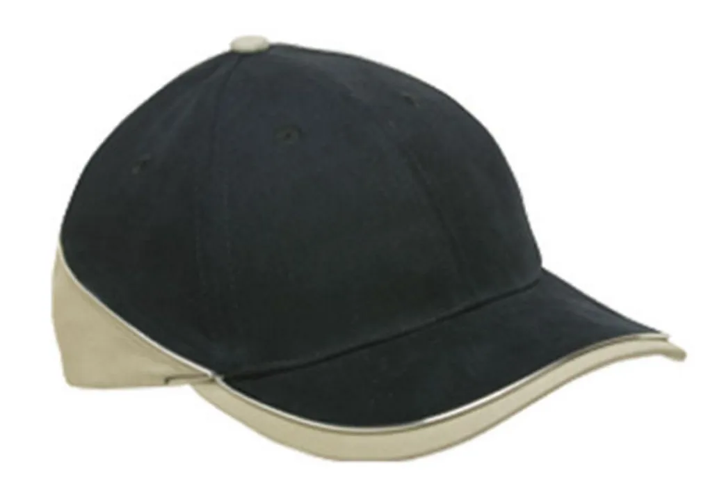 Racing Baseball Hats Caps Sandwich Brushed Cotton 6 Panel Low Crown Two Tone