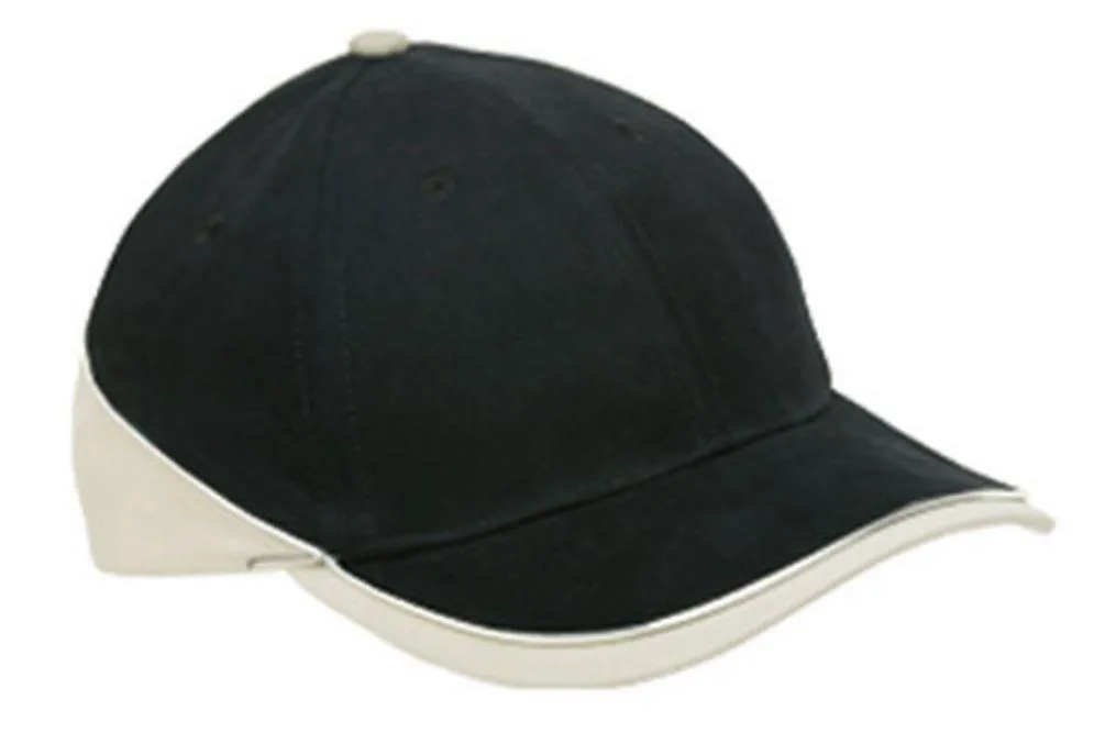 Racing Baseball Hats Caps Sandwich Brushed Cotton 6 Panel Low Crown Two Tone