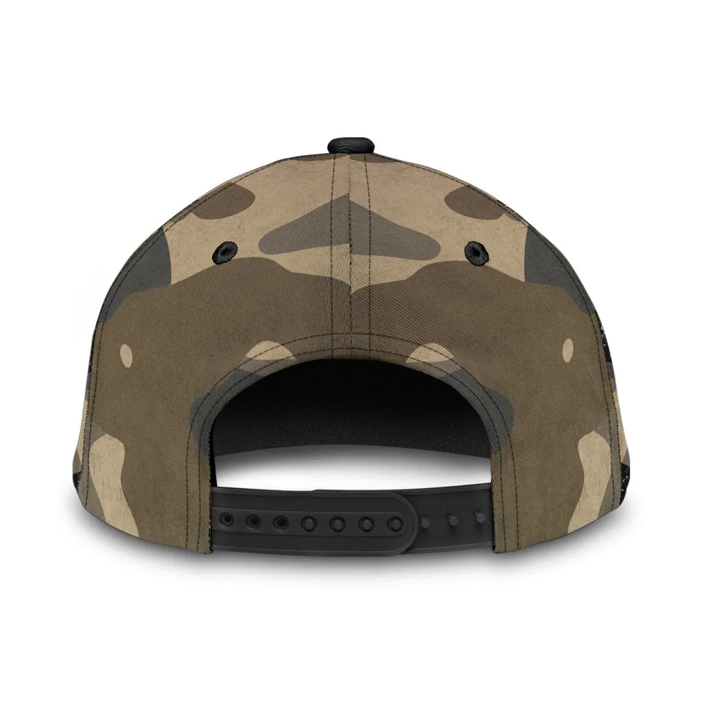 Skull Cap Camo Pattern For Him, Men Skull Cap, Baseball Cap Hat With Skull