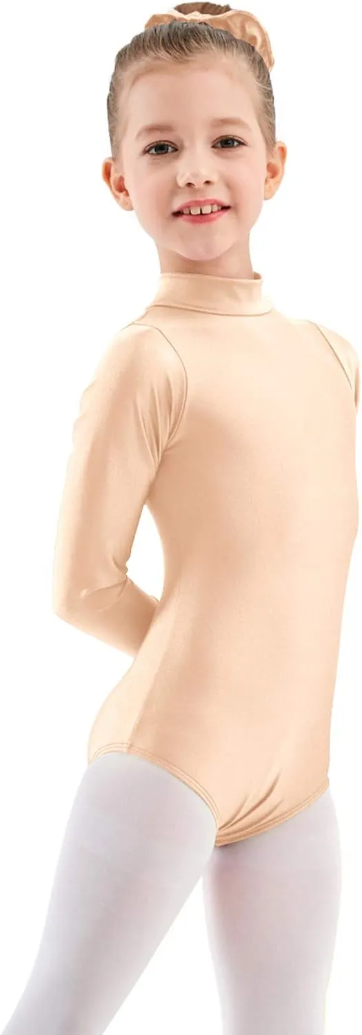 speerise Updated Toddler Girls Long Sleeve Ballet Dance Leotard for Kids and Teens