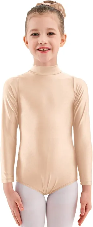speerise Updated Toddler Girls Long Sleeve Ballet Dance Leotard for Kids and Teens