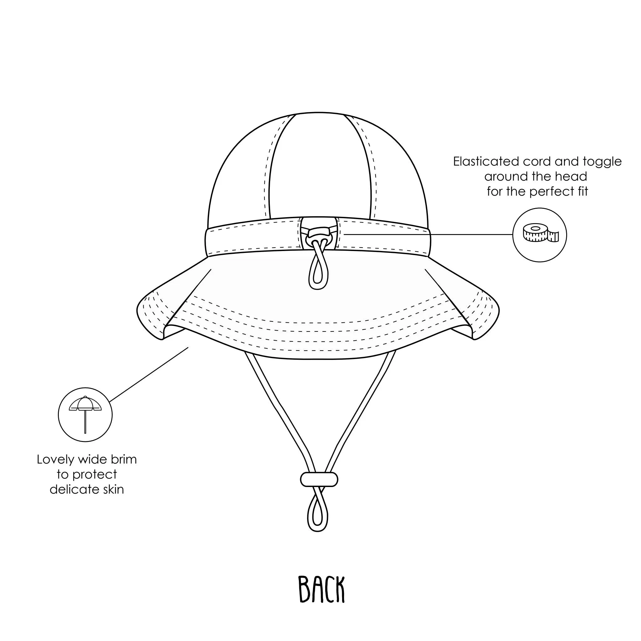 Swans Wide Brim Sunhat