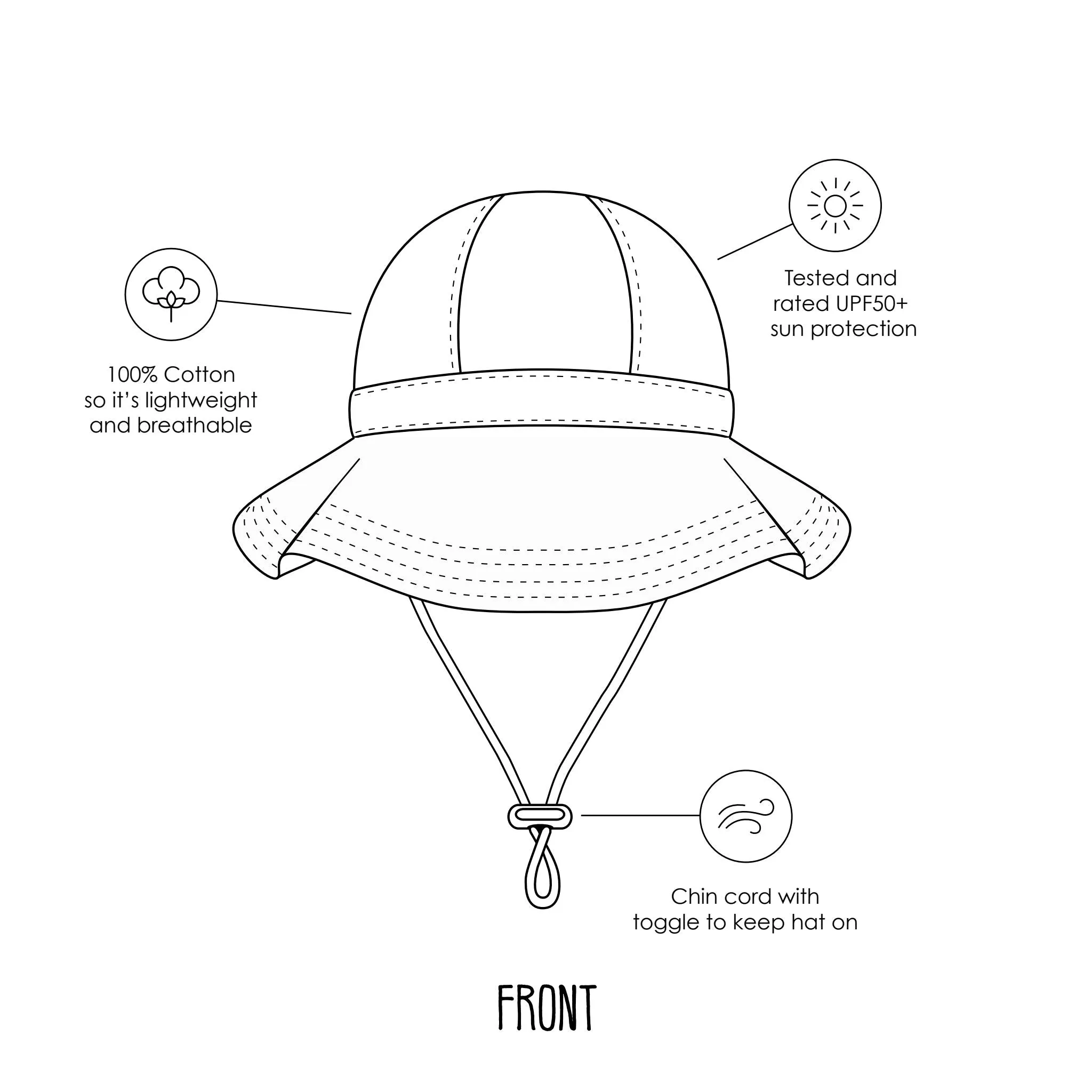 Swans Wide Brim Sunhat