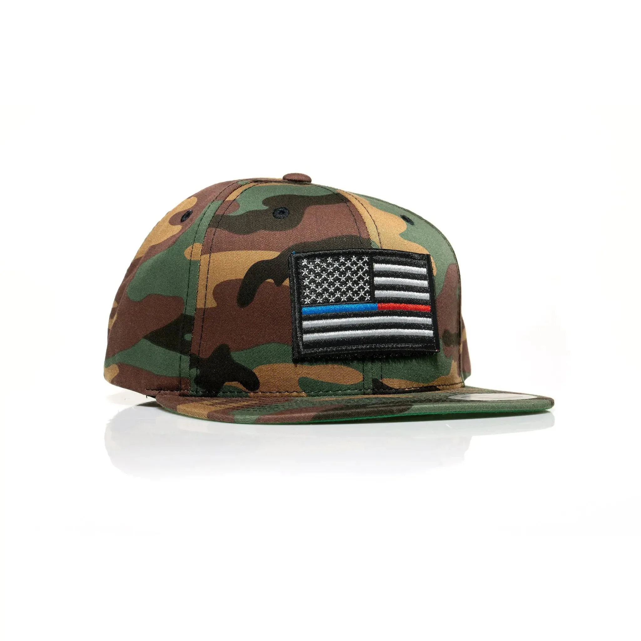 Thin Blue/Red Line Patch Snapback